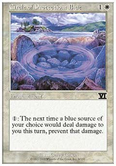 Circle of Protection: Blue (Classic 6th Edition) Near Mint