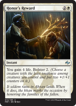 Honor's Reward (Fate Reforged) Near Mint