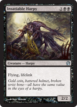 Insatiable Harpy (Theros) Medium Play