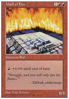 Wall of Fire (5th Edition) Medium Play