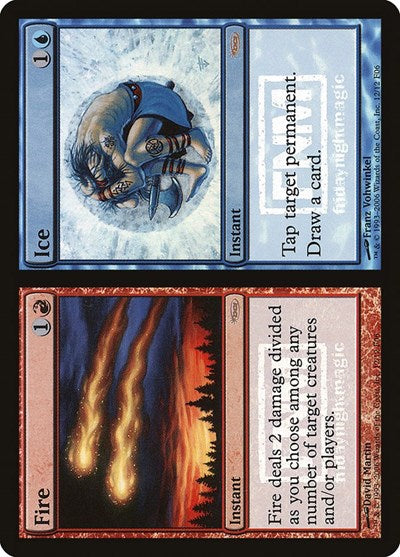 Fire // Ice (Promos: FNM) Near Mint Foil