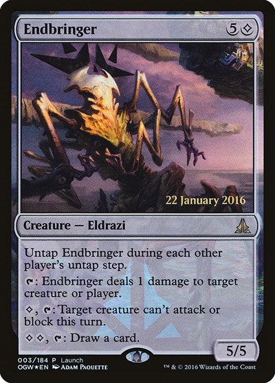 Endbringer (Promos: Launch Party and Release Event) Light Play Foil
