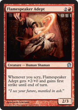Flamespeaker Adept (Theros) Light Play