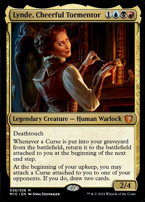 Lynde, Cheerful Tormentor (Commander 2021 Midnight Hunt) Near Mint
