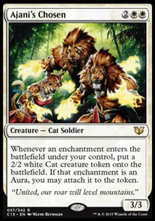 Ajani's Chosen (Commander 2015) Light Play