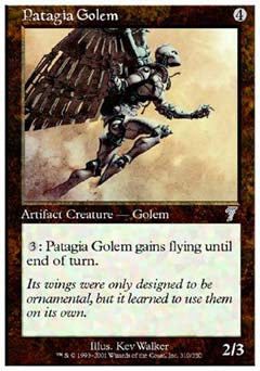 Patagia Golem (7th Edition) Light Play