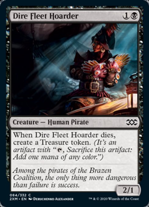 Dire Fleet Hoarder (Double Masters) Near Mint Foil