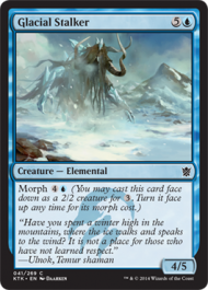 Glacial Stalker (Khans of Tarkir) Near Mint Foil