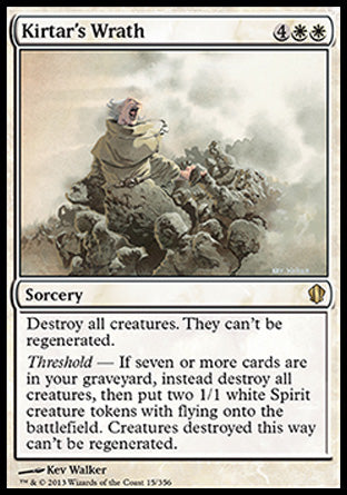 Kirtar's Wrath (Commander 2013 Edition) Medium Play