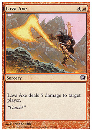 Lava Axe (9th Edition) Near Mint