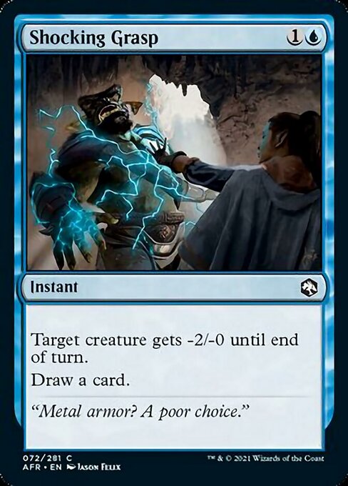 Shocking Grasp (Adventures in the Forgotten Realms) Near Mint Foil
