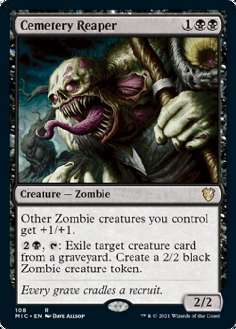 Cemetery Reaper (Commander 2021 Midnight Hunt) Light Play