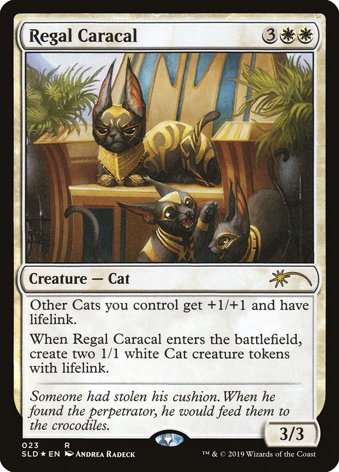 Regal Caracal (Secret Lair) Near Mint Foil