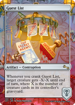Guest List (Unstable) Near Mint