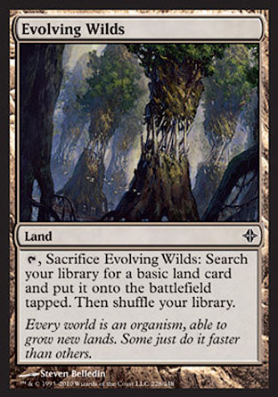 Evolving Wilds (Rise of the Eldrazi) Medium Play