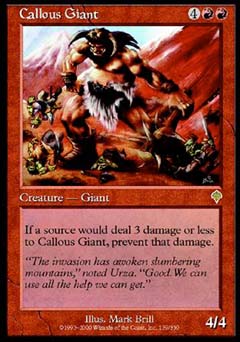 Callous Giant (Invasion) Medium Play