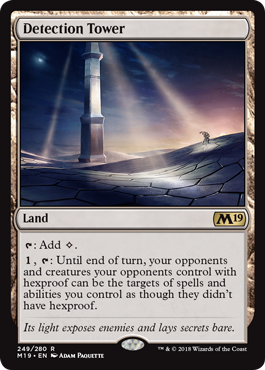 Detection Tower (Magic 2019 Core Set) Near Mint