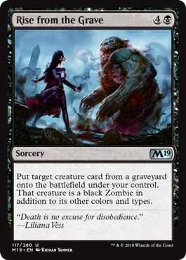 Rise from the Grave (Magic 2019 Core Set) Near Mint