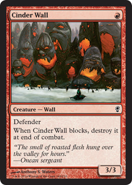 Cinder Wall (Conspiracy) Medium Play