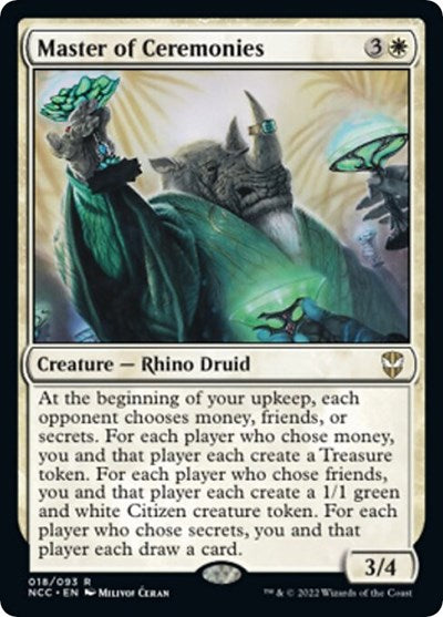 Master of Ceremonies (Commander: Streets of New Capenna) Near Mint