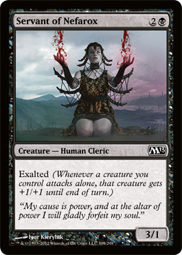 Servant of Nefarox (Magic 2013 Core Set) Medium Play