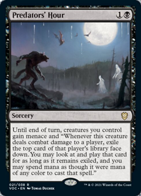 Predators' Hour (Commander 2021 Crimson Vow) Near Mint