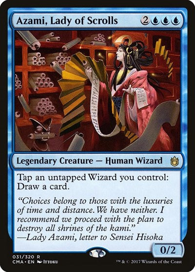 Azami, Lady of Scrolls (Commander Anthology) Near Mint