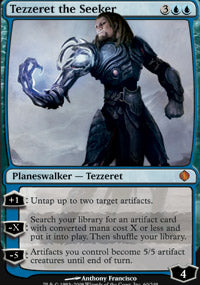 Tezzeret the Seeker (Shards of Alara) Light Play