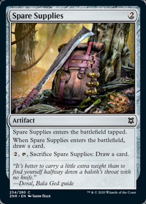 Spare Supplies (Zendikar Rising) Medium Play