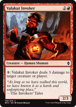 Valakut Invoker (Battle for Zendikar) Medium Play