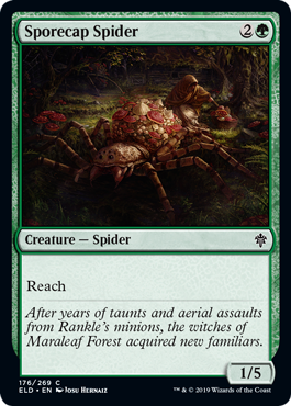 Sporecap Spider (Throne of Eldraine) Light Play