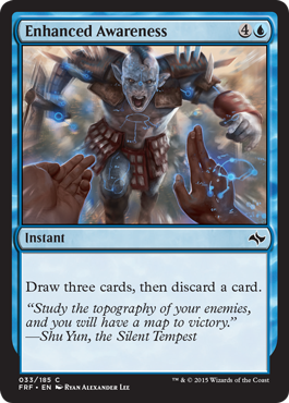 Enhanced Awareness (Fate Reforged) Medium Play