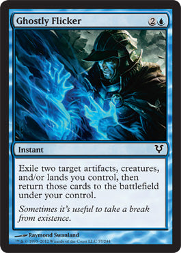 Ghostly Flicker (Avacyn Restored) Medium Play