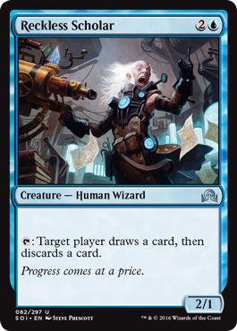Reckless Scholar (Shadows Over Innistrad) Medium Play