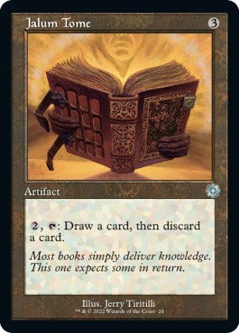 Jalum Tome (The Brothers' War: Retro Frame Artifacts) Light Play Foil