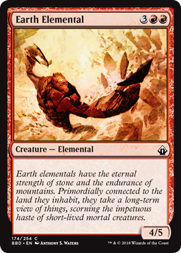 Earth Elemental (Battlebond) Medium Play
