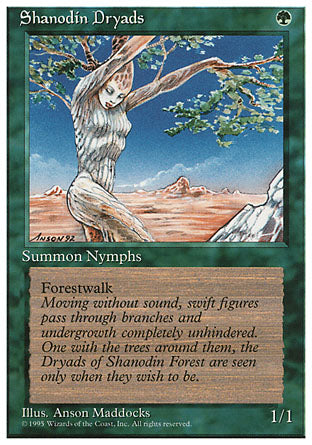 Shanodin Dryads (4th Edition) Near Mint