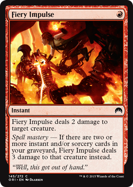 Fiery Impulse (Magic Origins) Near Mint
