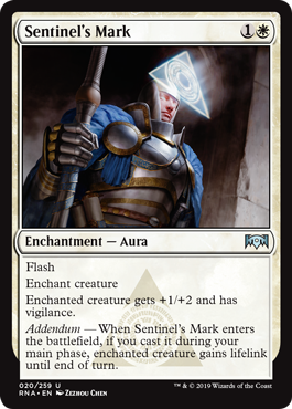 Sentinel's Mark (Ravnica Allegiance) Light Play