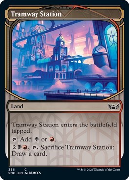 Tramway Station (Showcase) (Streets of New Capenna) Near Mint Foil