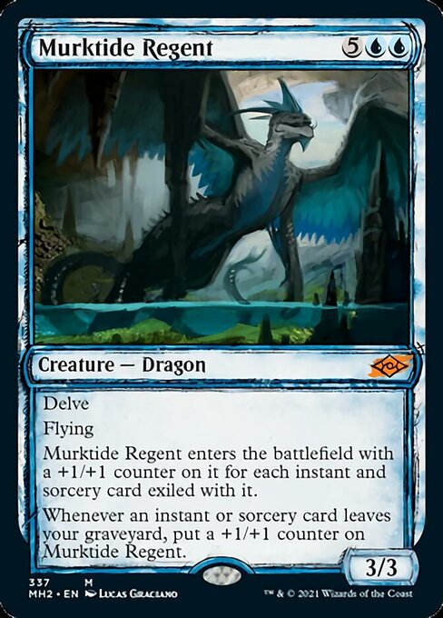 Murktide Regent (Showcase) (Modern Horizons 2) Medium Play