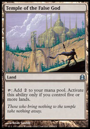 Temple of the False God (Commander) Light Play