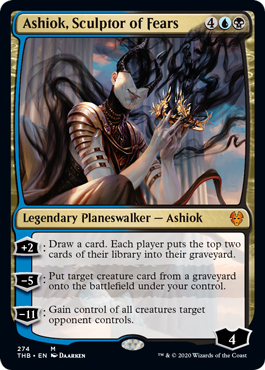 Ashiok, Sculptor of Fears (Theros Beyond Death) Light Play Foil