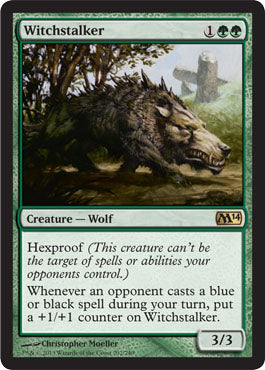 Witchstalker (Magic 2014 Core Set) Light Play Foil