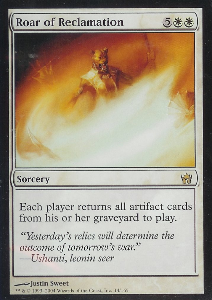 Roar of Reclamation (Fifth Dawn) Medium Play Foil
