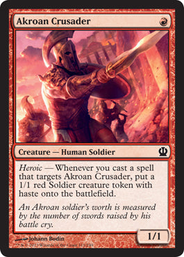 Akroan Crusader (Theros) Heavy Play