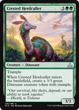 Crested Herdcaller (Rivals of Ixalan) Near Mint