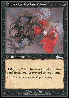 Phyrexian Reclamation (Urza's Legacy) Near Mint Foil