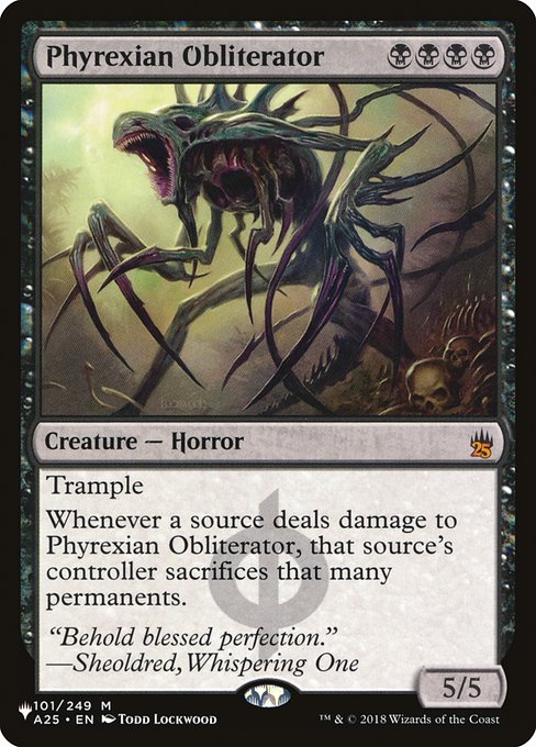 Phyrexian Obliterator (The List) Near Mint