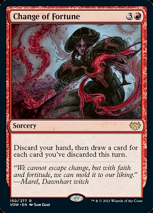 Change of Fortune (Innistrad: Crimson Vow) Light Play